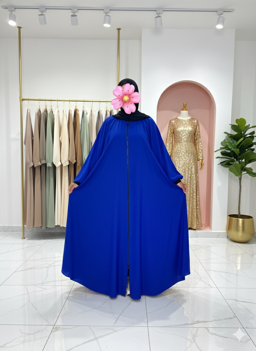 Abaya à motif cloche